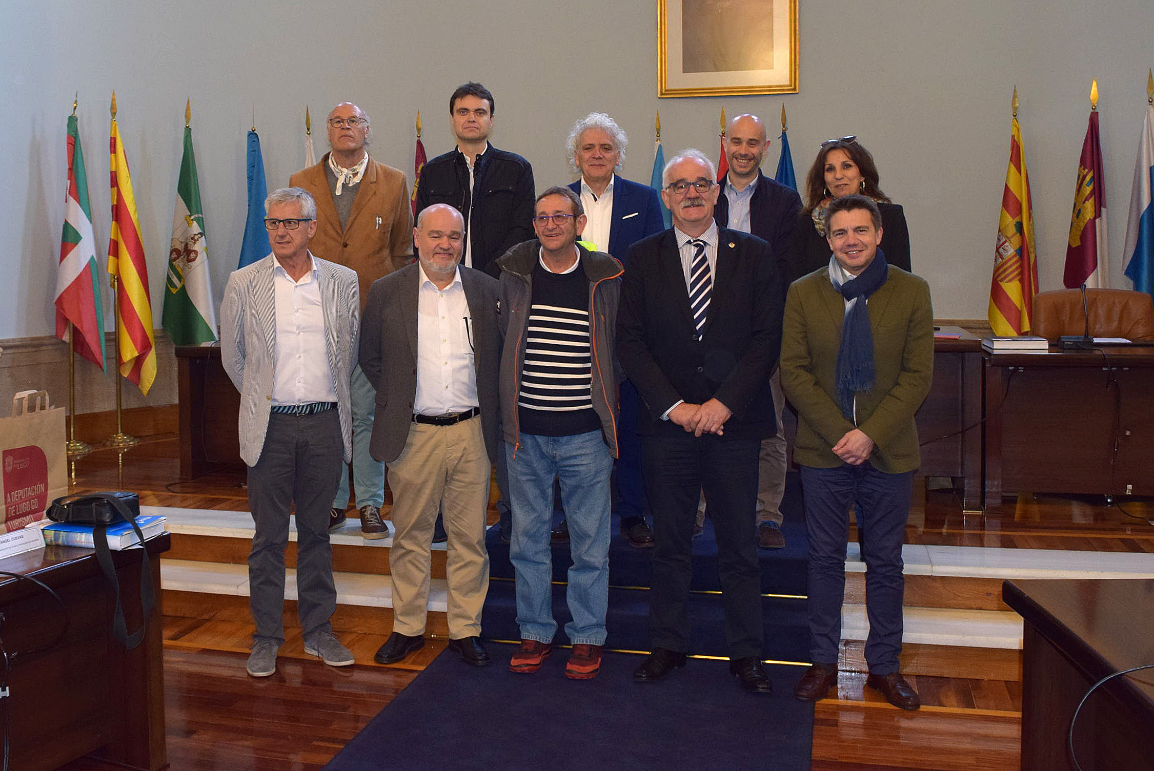 Representantes das Asociacións de Hostalaría do Norte de España manteñen un encontro de traballo na Deputación