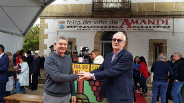 A 39ª Feira do viño de Amandi contou coa participación de 24 adegas da Ribeira Sacra