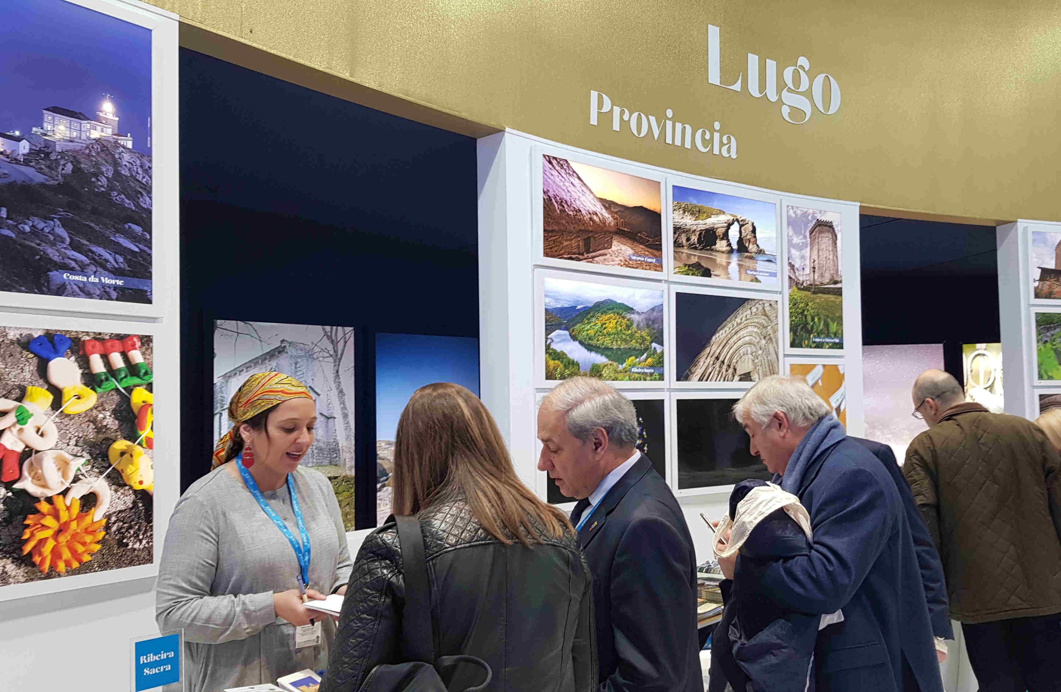 O Presidente da Deputación de Lugo, Jose Tomé, e a Deputada de Turismo, Pilar García en Fitur 2020 O Presidente da Deputación de Lugo, Jose Tomé, e a Deputada de Turismo, Pilar García en Fitur 2020